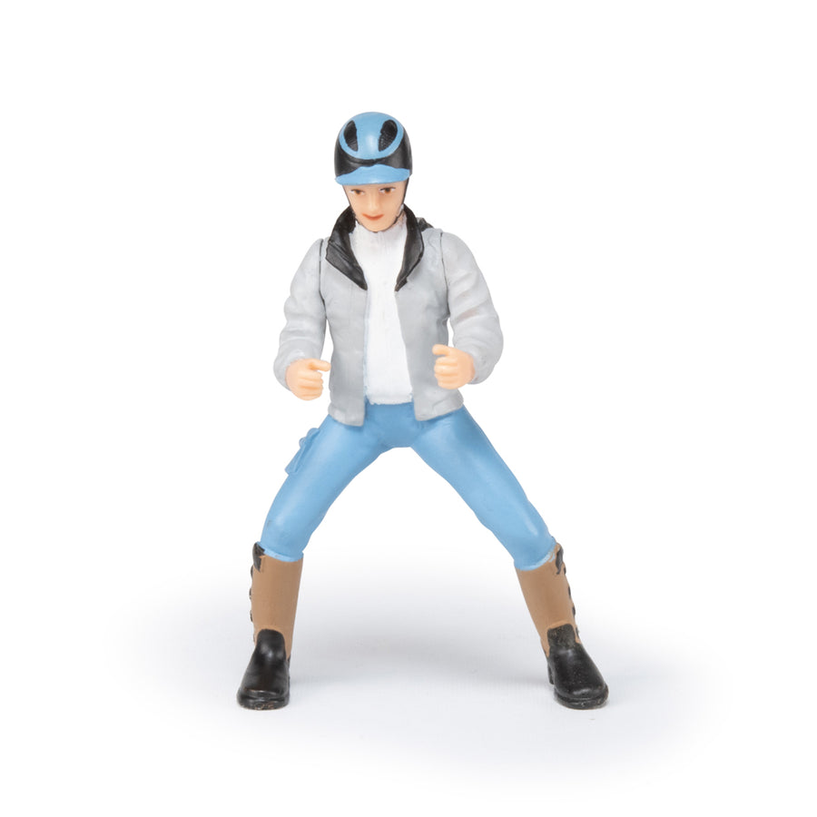 Figurine Jeune cavalier Papo en PVC, Collection chevaux, jouet éducatif idéal pour enfants et collectionneurs