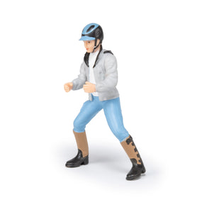 Figurine Jeune cavalier Papo en PVC, Collection chevaux, jouet éducatif idéal pour enfants et collectionneurs
