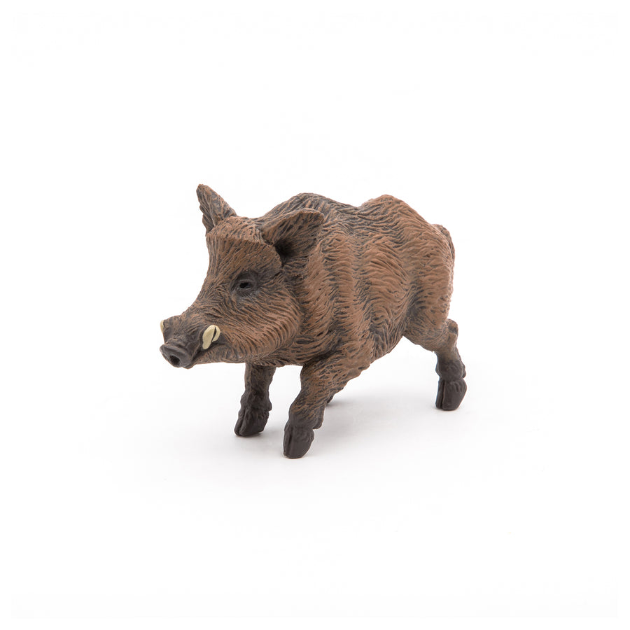 Figurine Sanglier Papo en PVC, thème forêt, Collection Animaux sauvages, jouet éducatif idéal pour enfants et collectionneurs