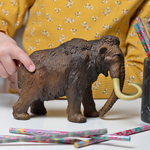 Figurine Mammouth Papo en PVC, thème préhistorique, Collection Dinosaures, jouet éducatif idéal pour enfants et collectionneurs