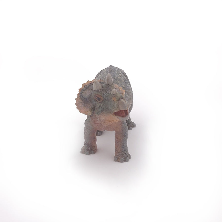 Jeune tricératops Papo en PVC, Collection Dinosaures, jouet éducatif idéal pour enfants et collectionneurs