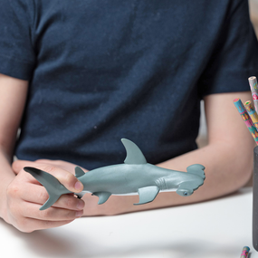 Figurine Requin marteau Papo en PVC, Collection animaux marins, jouet éducatif idéal pour enfants et collectionneurs