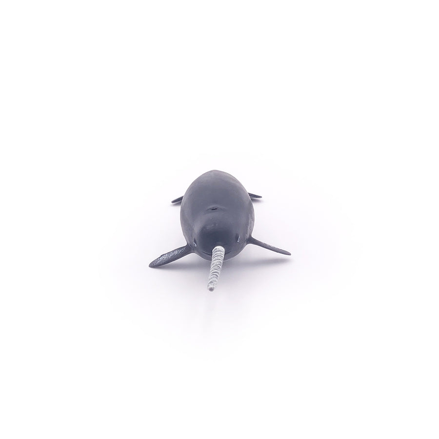 Figurine Narval Papo en PVC, Collection animaux marins, jouet éducatif idéal pour enfants et collectionneurs