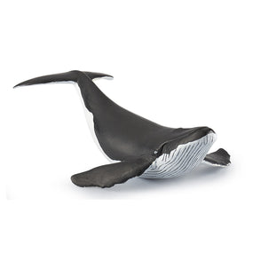 Baleineau Papo en PVC, Collection animaux marins, jouet éducatif idéal pour enfants et collectionneurs