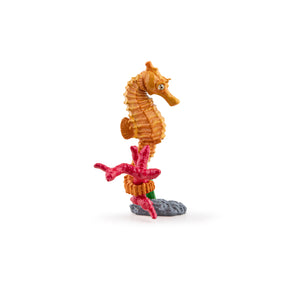 Hippocampe Papo en PVC, Collection animaux marins, jouet éducatif idéal pour enfants et collectionneurs